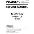 PEACOCK PM15P64LR Instrukcja Serwisowa